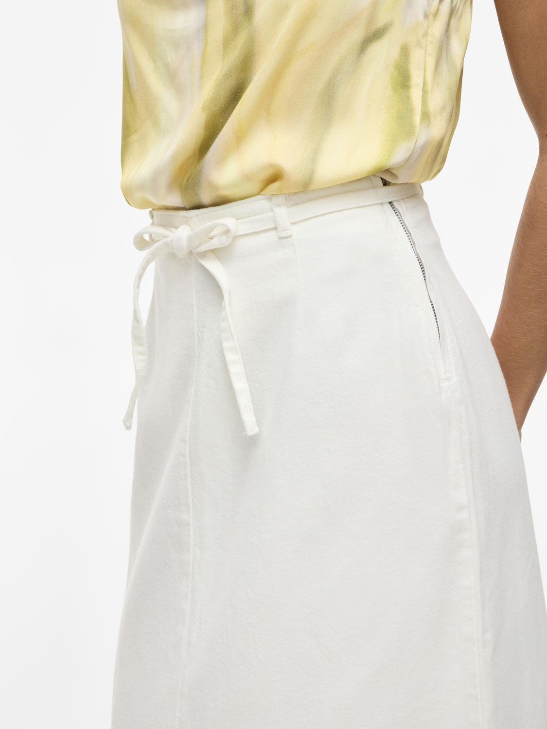 VIPAL Long Skirt - White Denim - VERO MODA & VILA Bergvik